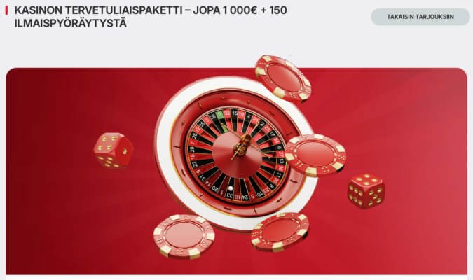 Monoplay tervetuliaispaketti