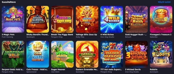 Panosta Casino pelit