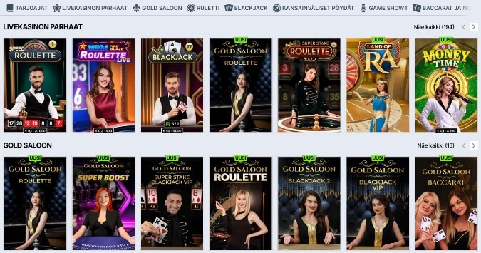 Zoccer Casinon livekasino