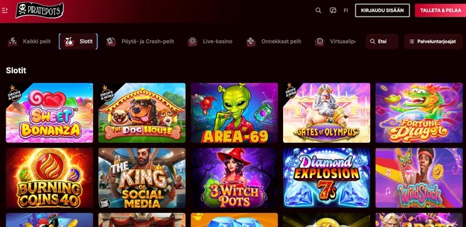 Piratepots Casino pelit Piratepots Casino pelit