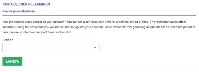 Lucy's Casino Vastuullisen pelaamisen