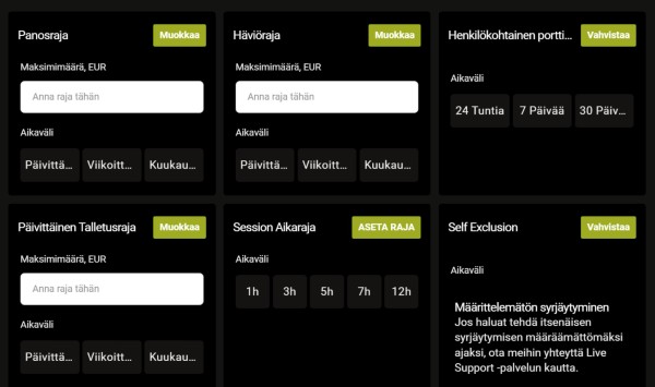 dBosses Casino vastuullinen pelaaminen